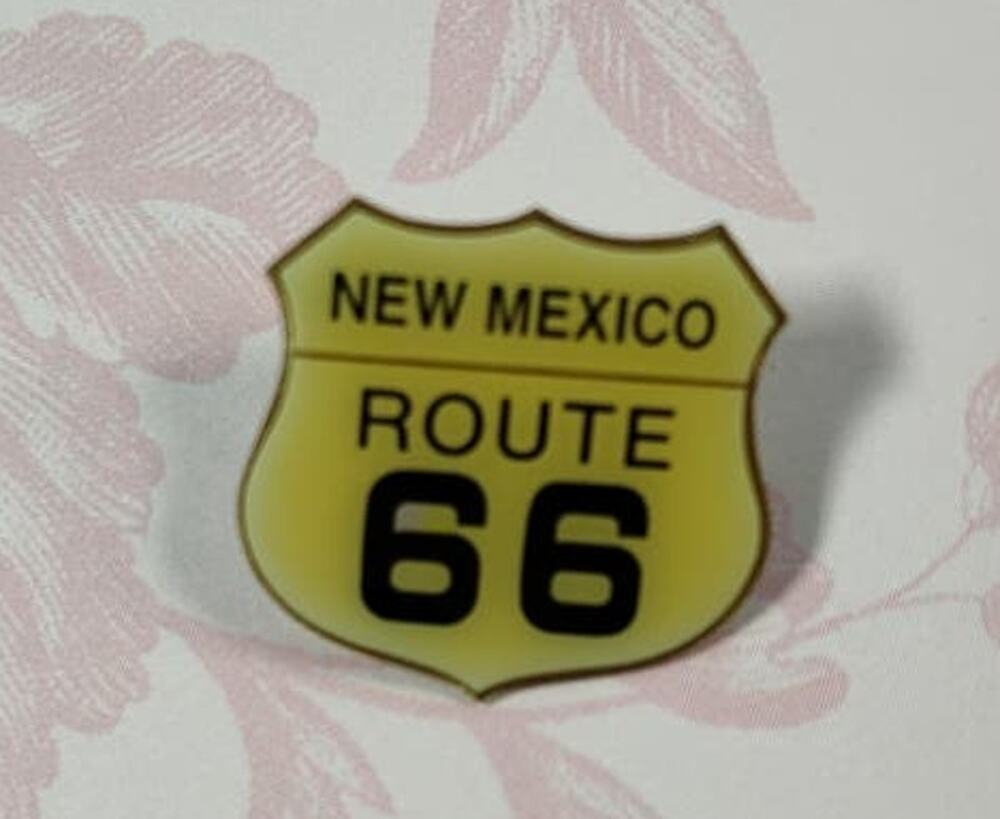 New Mexico Route 66 Souvenir Pin for a Hat, Lapel, Lanyard, Jacket or Backpack